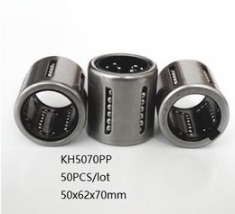 50pcs/lot KH5070PP 50mm linear ball bearings mini pressing linear bushing linear motion bearings 3d printer parts cnc router 50x62x70mm