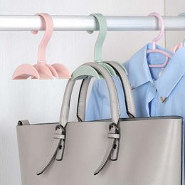 New Creative hanging tie rack clothes hook Handbags bag storage rack wardrobe nail-free rack Organizer hook