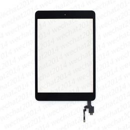 20PCS Touch Screen Glass Panel with Digitizer with ic Connector Buttons for iPad Mini 3 free DHL