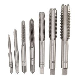 Freeshipping Durable and practical 7Pcs/lot M3 M4 M5 M6 M8 M10 M12 Metric HSS Right Hand Thread Tap 0.5mm-1.75mm Pitch