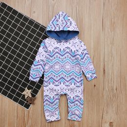 Newborn Clothes 2018 Spring Autumn Infant Baby Boy Clothes Cotton Hooded Rompers Jumpsuit Kids Clothes Outfits Cute Long Sleeve Romper 0-3T