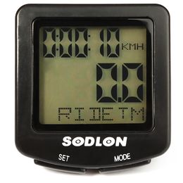 Sodlon SD - 571 Versatile 30 Functions LCD Backlight Bike Computer Water Resistant Cycling Odometer Speedometer best choose for bicycle