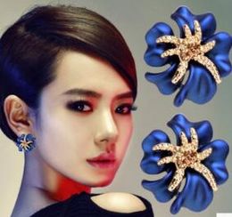 Hot Style Bohemian fashion metal sweet and rich flowers sea star personality temperament ear nail fashion classic delicate