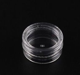 Free Shipping 5000pcs 3g Transparent clear Cream Jar,3ml Clear Plastic jar, empty cosmetic containers