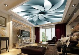 3d wallpaper custom 3d ceiling wallpaper murals Landscape wallpaper ceiling mural Abstract metal background home decor