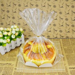 8" DIY Baking Packaging Bag Thickening Chiffon Cake Packaging Gift Bag Toast Cupcakes Boxes DHL Fedex Free Shipping