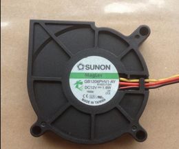 -Original SUNON 6015 DC12V 1.6W 6cm GB1206PHV1-AY 3 line turbo Gebläselüfter