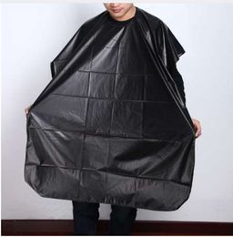 Black Pro Salon Hairdressing Hairdresser Hair Cutting Gown Barber Cape Cloth Barbers Cape Gown Waterproof 130*80cm