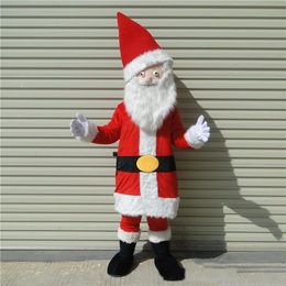 2018 Hot sale Customised mascots high quality christmas santa mascot costume adlut Santa Claus outfits happy cartoon