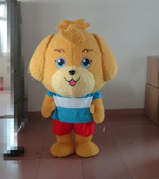 Puppy Dog Mascot Costumes Animated theme Yellow puppy Cospaly Cartoon mascot Character adult Halloween Carnival party Costume