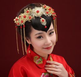Bridal headwear, costume accessories, Chinese wedding show, dress, dragon, Phoenix, gown, wedding, wedding and crown tourism.