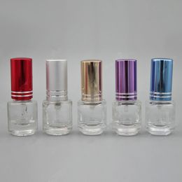 5ml Portable Glass Spray Bottle Empty Perfume Glass Vials Refillable Perfume Atomizer Travel Accessories fast shipping F860