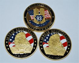 United States Eagle liberty justice trade gold plated 911 Challenge Coin,Free Shipping 1pcs/lot,