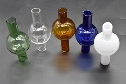 Newest Design 50mm XXXL Thermal P Banger Quartz Nail Quartz Banger Carb Cap Universal Coloured Glass Bubble Carb Cap Dabber Glass Carb Cap