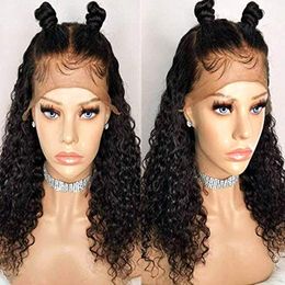 New hairstyle Glueless cuticle aligned raw virgin 10A grade curly human hair full lace wig transparent lace 130%