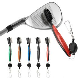 Golf Groove Cleaning Brush 2 Sided Putter Wedge Ball Groove Cleaner Kit Cleaning Tool Accessories