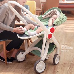 Baby Strollers Can Sit and Lie Baby Stroller Stroller Can Folding Winter Summer Free Shipping Portable