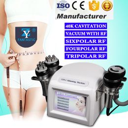 Portable Ultrasonaic Cavitation Slimming Machine 5 In 1 With 40Khz Cavitation Vacuum Multipolar Body Face RF For Body Shaping Weight Loss