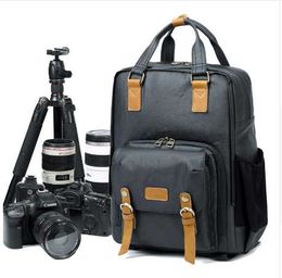 May New Arrival Professional Simple Light Camera Bag Canvas Fashion Simple Korean Style Photography DSLR/SLR Backpack