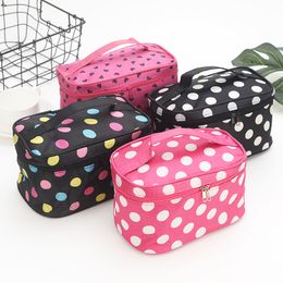 Cheap Wholesale Handle Large Cosmetic Bag Travel Makeup Organiser Case Holder Promotional Gift Bag