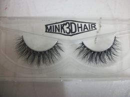 3D Mink Eyelashes A15 Natural Long Thick 1 Pair False Lashes Extensions 100% Handmade Superior Quality