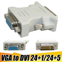 500pcs/lot DVI DVI-I (M) 24+1 24+5 Pin to VGA VIDEO CONVERTER/ADAPTER hot sale free shipping