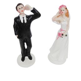 gift ware Canada - FEIS hotsale bride and groom phoning table ware cake copper love call valentine's day gift wedding favor