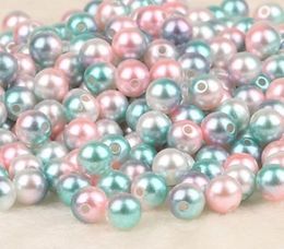 1000pcs/lot Loose Beads ABS Imitation Pearl Spacer Loose Beads 4mm 6mm 8mm 10mm Jewerly Accessorie for DIY Making