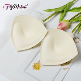 1 pair/lot Women Summer Swimsuit Padding Inserts Sponge Foam Bra Pads Chest Cup Breast Thin Chest Bikini Insert