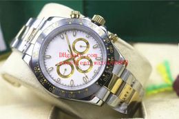 4 style Sell Fashion watches 40 mm 116503 Asia 2813 Automatic Mechanical Two Tone Gold Mens Watch Watches Christmas280t