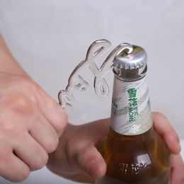 Hot sell 300pcs/lot Creative Big Letter LOVE Design Beer Bottle Opener Best Wedding Gift and Party Favours