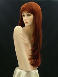 Super Long Wigs Show Girl Fox Red 31" M11