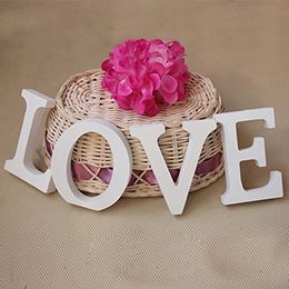 'LOVE' Freestanding Wood Wooden Letters White Alphabet Wedding Party Home Decorations