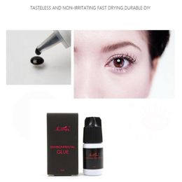 Fast Drying Eyelash Glue Waterproof False Lashes Extension Adhesive Black Strong Sticky No Odour No Irritation Lasting Makeup W3