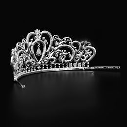 Bling Beaded Crystals Wedding Crowns 2021 Bridal Diamond Jewellery Rhinestone Headband Hair Crown Accessories Party Tiara Cheap255U