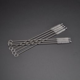 Large Size 304 Stainless Steel Nylon PipeTube Cleaner Brushes Drink Straws for Washing Glass Silicone Metal Straws Tea Multiple sizes available