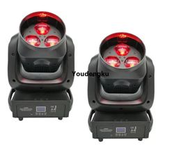 4 pieces cheap led wash moving disco lights 3x40w mini lyre bee eye moving head beam rgbw led zoom