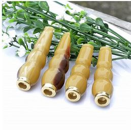 Hyacinth horn filter cigarette holder super strong filter long 7-8cm imitation ox horn cigarette