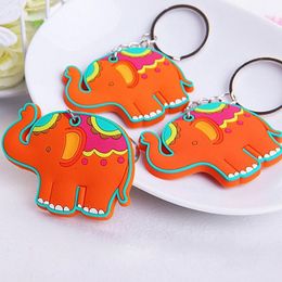 100PCS Lucky Elephant Keychain Baby Shower Kids Party Favor Souvenir Gradulation Keepsake Event Giveaways Birthday Gifts