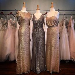 navy and gold bridesmaid dress