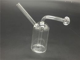 Mini Bong Inline Perc Glass Water Pipe Bong Ash Catchers Bong Vortex Shiny Oil Rigs Smoking Pipes