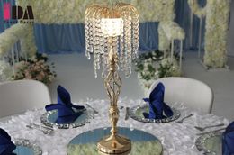 Centrotavola da tavolo con luce a led per la decorazione della fase di nozze freeshipping