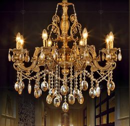 The creative fashion chandeliers candle crystal light for living room dining room bedroom lighting light fixtures