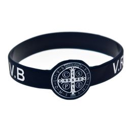 1PC CSPB CSSML NDSMD Wrist Watch Shaped Jesus Silicone Rubber Bracelet Ink Filled Logo 5 Colors