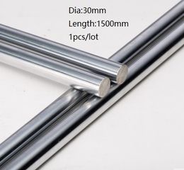1pcs/lot 30x1500mm Dia 30mm linear shaft 1500mm long hardened shaft bearing chromed plated steel rod bar for 3d printer parts cnc router