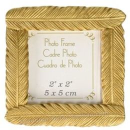 wedding favor and wedding gift--Newest Style Resin Gold Feather Frame Baby shower Favors Photo Frame 100pcs/lot lin2241