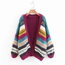 Descuento Suéteres Tejidos A Mano Para Mujeres 2022 en venta en DHgate.com
