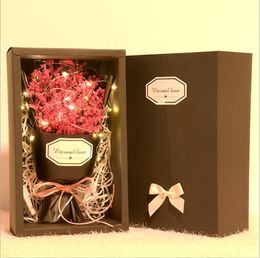 Wedding dried flower flower decoration photo props activity gift gift crystal grass bouquet gift box