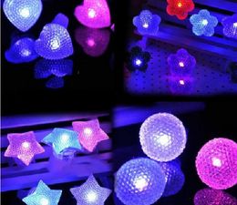 LED Light Up Flashing Finger Ring Glow Party Favours Glow Kids Toys Flashing Birthday Christmas Party Decoration SN218