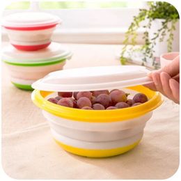 Folding Collapsible Bowl Set Camping Tent Outdoor Travel Cookware Products Portable Travel Bowls